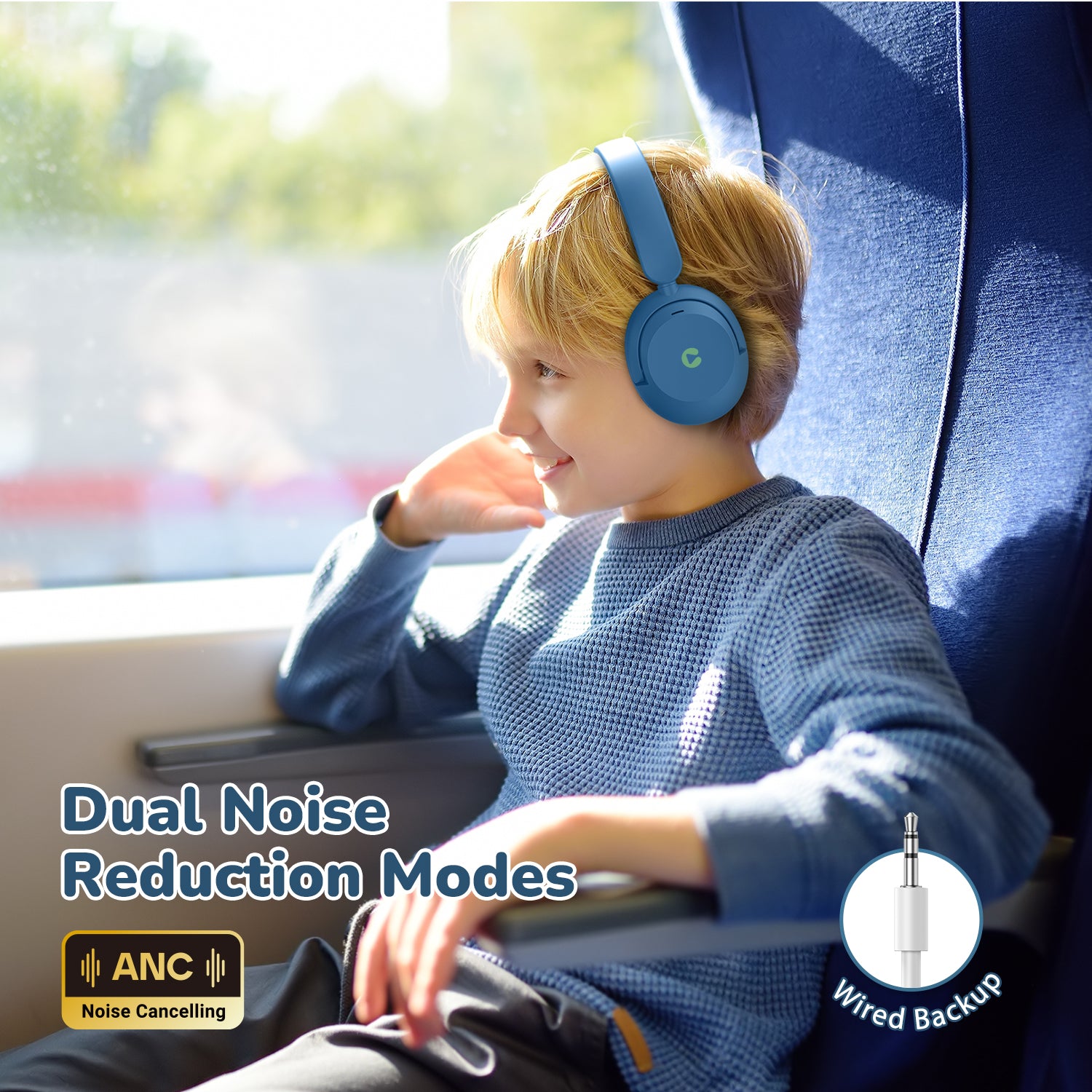 iClever BTH20 Active Noise Cancelling Headphones