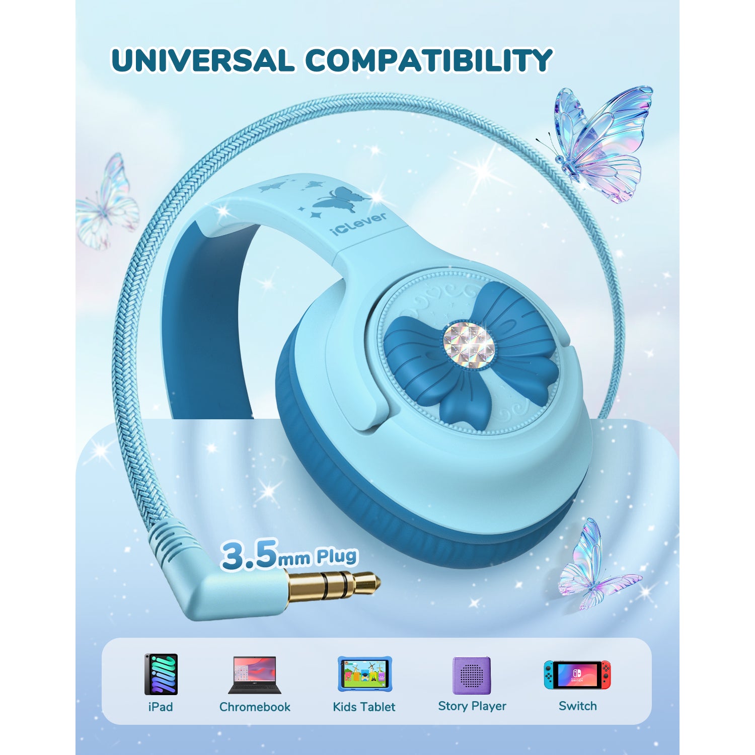 iClever Kids Headphones C371
